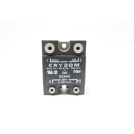 Crydom 3-32V-DC 40A AMP 240V-AC SOLID STATE RELAY D2440